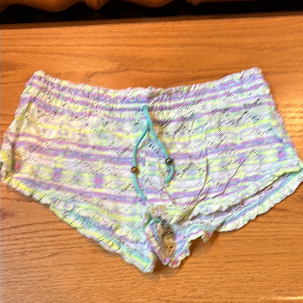 Victoria’s Secret size SmallColorful Women's Lace pajama Shorts